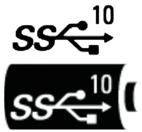 Logo prüfen: Ob es sich um "SuperSpeedPlus" handelt, zeigt dieses Logo.