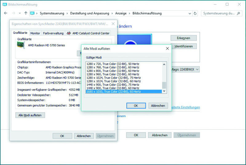 Windows-10-Monitor-Auflösungen