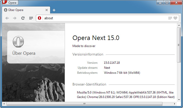 Opera Next 15: Der neue Opera-Browser bringt erstmals kein Mail-Programm mit. Dieses gibt es künftig als eigenständige Anwendung