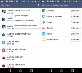 Standard-Apps in Android