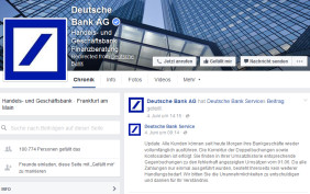 Deutsche Bank auf Facebook