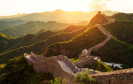 Sonnenuntergang an der chinesischen Mauer