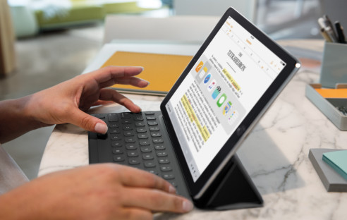 iPadPro mit Tastatur