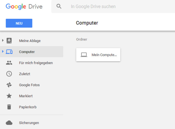 Google Drive Computer