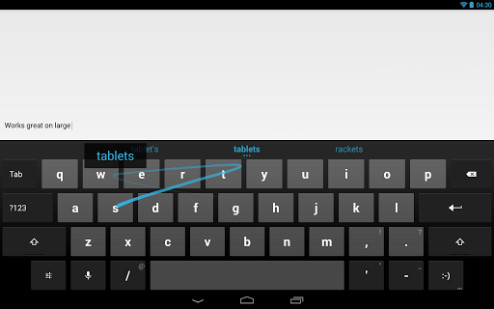 Mit der App Google Keyboard steht die überarbeitete Tastatur von Android 4.2 auch auf Smartphones und Tablet-PCs mit Android ab Version 4.0 zur Verfügung.