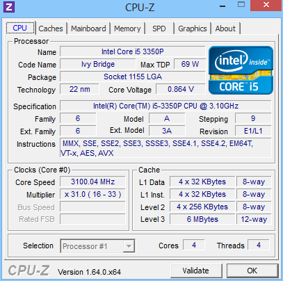CPU-Z liefert detaillierte Informationen über Prozessor, Hauptplatine und RAM-Speicher.