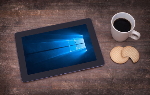 Windows 10 auf Tablet
