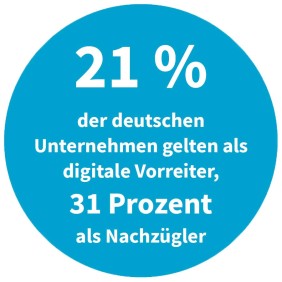 Prozentualer Anteil digitaler Vorreiter in Deutschland