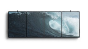 Surface Hub 2 - 4 Geräte an der Wand