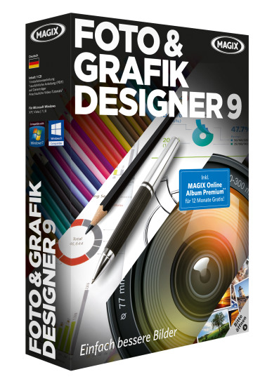 Foto & Grafik Designer 9 von Magix