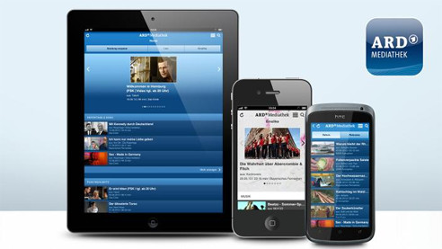 Die Mediathek der ARD gibt es nun auch als App für Android und iOS. Neben TV-Livestreams bietet die App Radio-Livestreams sowie Videos auf Abruf.