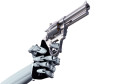 Roboter (KI) mit Pistole