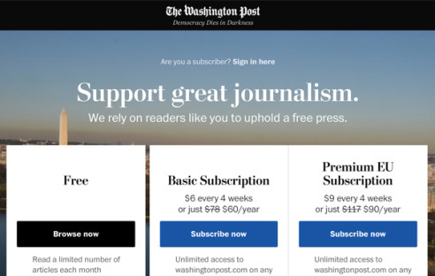 Washington Post Subscriber