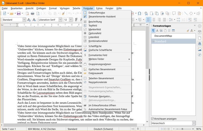 LibreOffice Writer 61