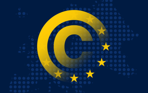 EU-Sterne Copyright-Zeichen